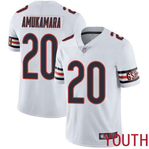 Chicago Bears Limited White Youth Prince Amukamara Road Jersey NFL Football 20 Vapor Untouchable